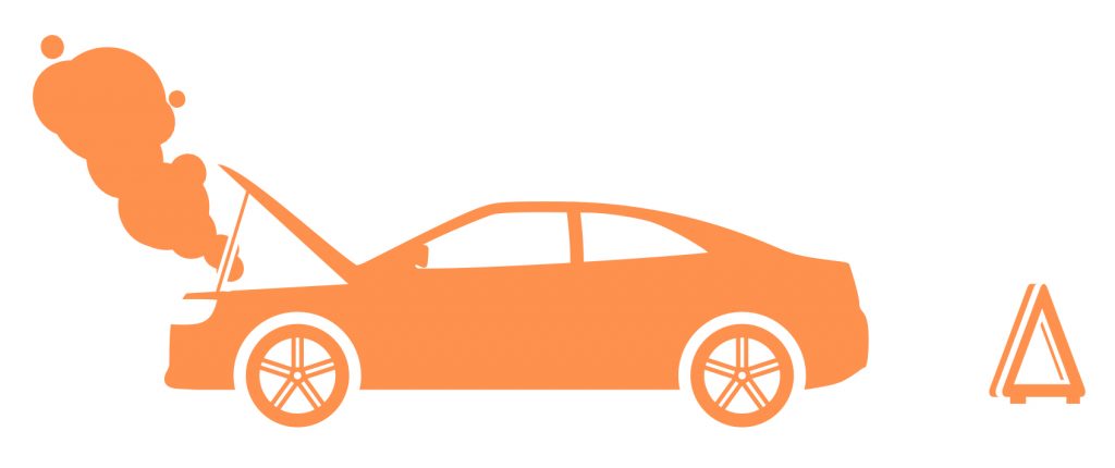Coche sin gasolina, asemeja a la depresión endógena