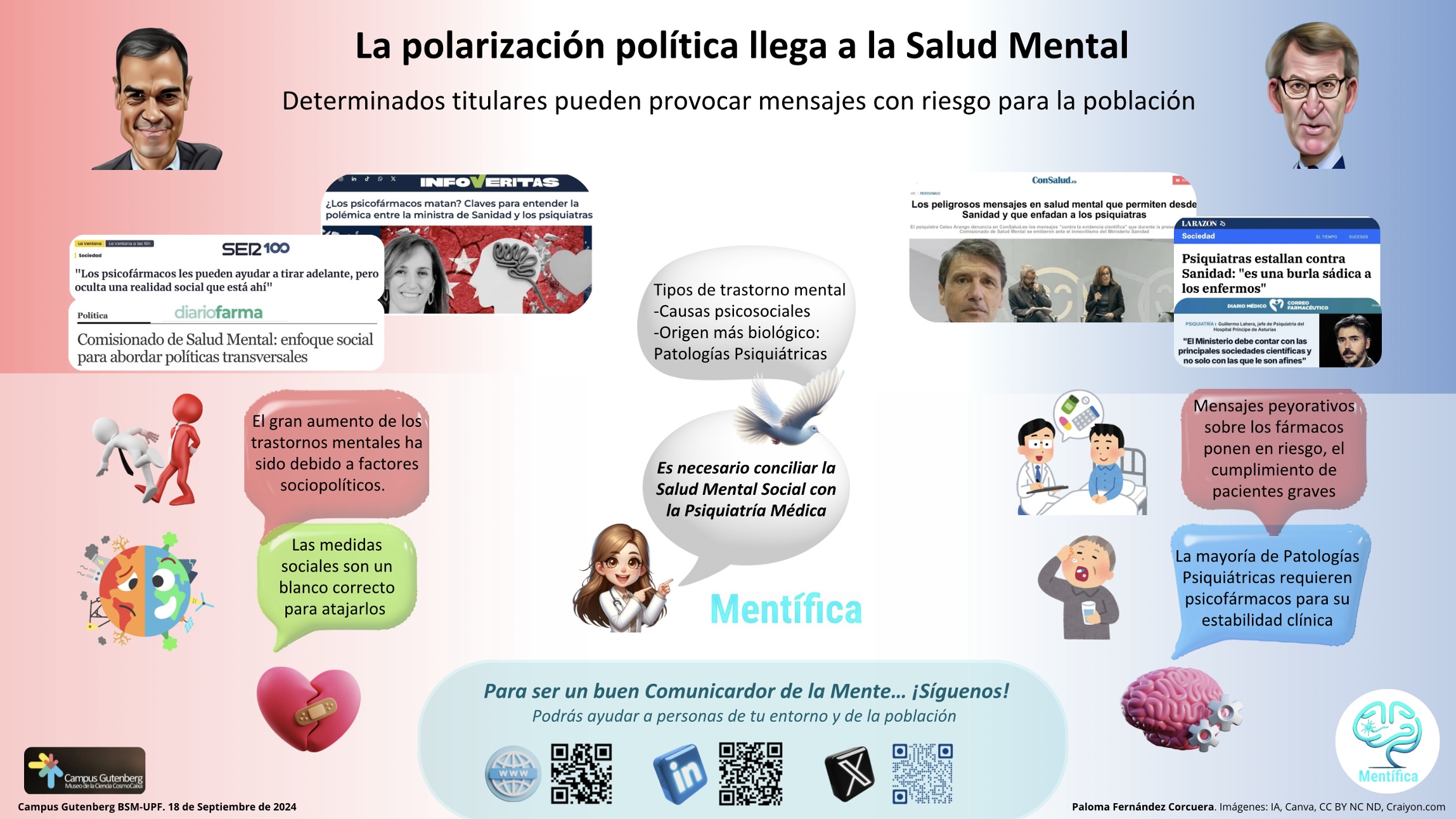 La polarización política llega a la salud mental