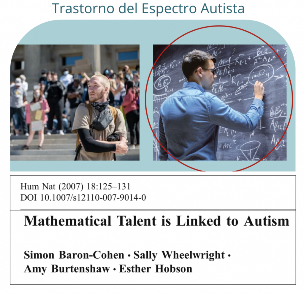 El talento matemático se asocia al trastorno del espectro autista en estudiantes sanos. Baron-Cohen 2007