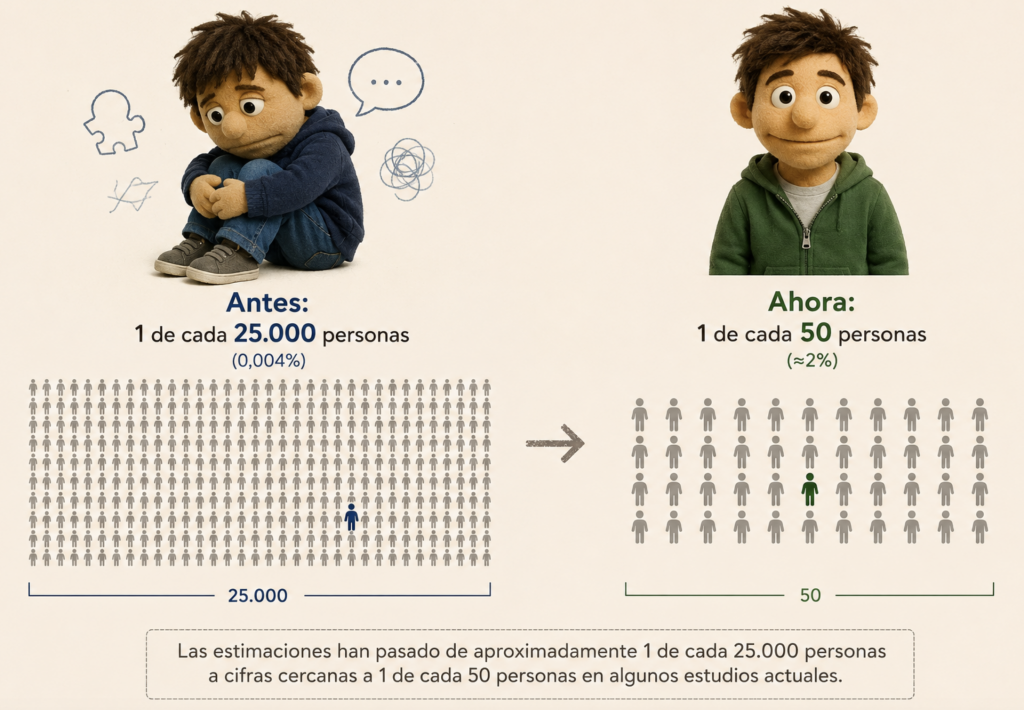 Aumento de prevalencia del autismo tras el DSM-V